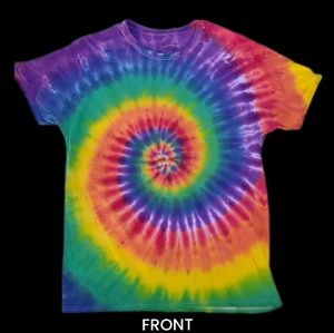 Tie Dye, Gildan adult Large, rainbow